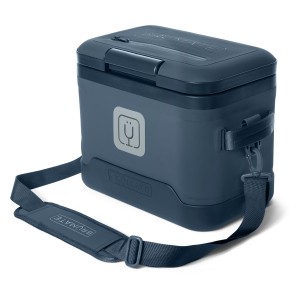 Deep Grey Blue Bru Mate MagPack 12-Can Shoulder Sling Soft Cooler | AU_BRU61353
