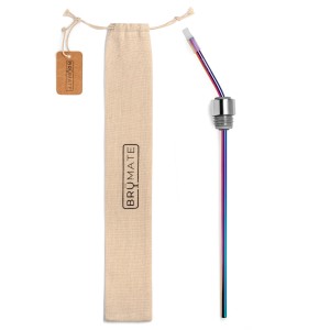 Multicolor Titanium Bru Mate Winesulator™ Infinity Straw | AU_BRU75719